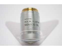 Leica HCX PL Fluotar 100x/1.30 Oil Microscope Objective Unit 4 506195 - AV