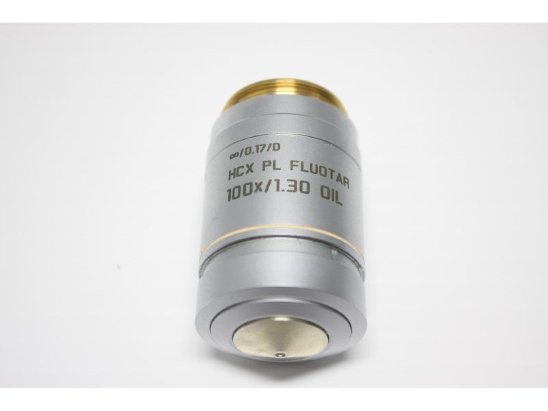 Leica HCX PL Fluotar 100x/1.30 Oil Immersion Objective 506195 Unit 3