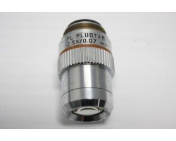 Leica PL FLUOTAR 2.5x/0.07 Microscope Objective 567010 Unit 3 SOLDOUT