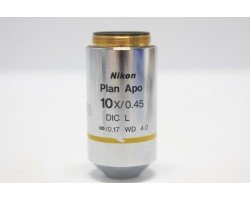 Nikon Plan APO 10x/0.45 DIC L Microscope Objective Unit 5 - AV