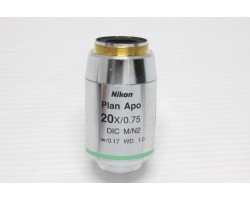 Nikon Plan Apo 20x/0.75 DIC M/N2 Microscope Objective - AV