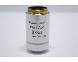 Nikon Plan Apo 2x/0.1 Microscope Objective Unit 11 - AV
