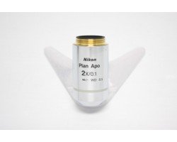 Nikon Plan Apo 2x/0.1 Microscope Objective Unit 8 - AV SOLDOUT