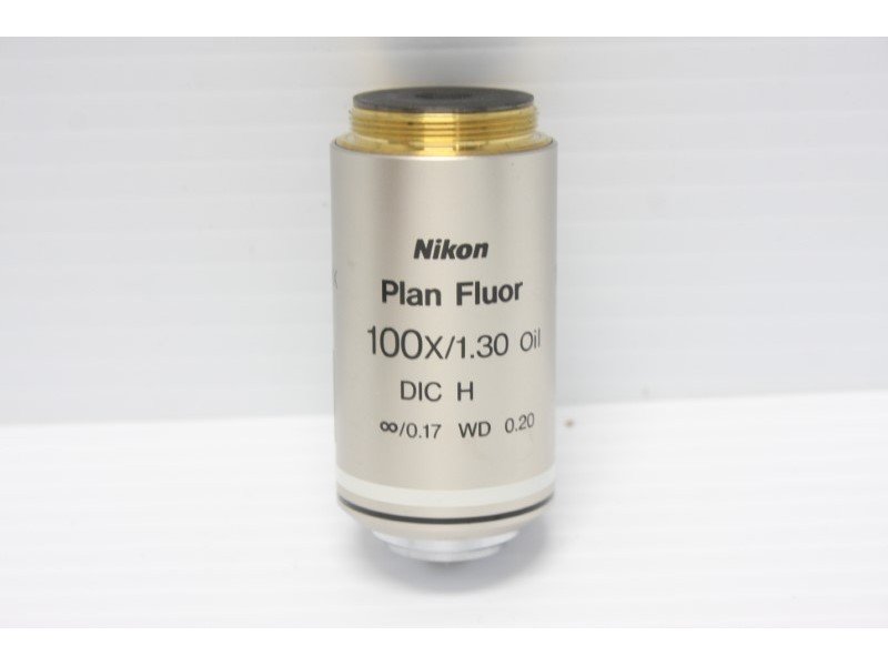 Nikon Plan Fluor 100x/1.30 Oil DIC H Microscope Objective Unit 3 - AV