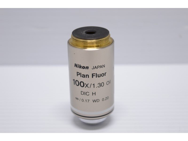 Nikon Plan Fluor 100x/1.30 Oil Microscope Objective Unit 5 - AV