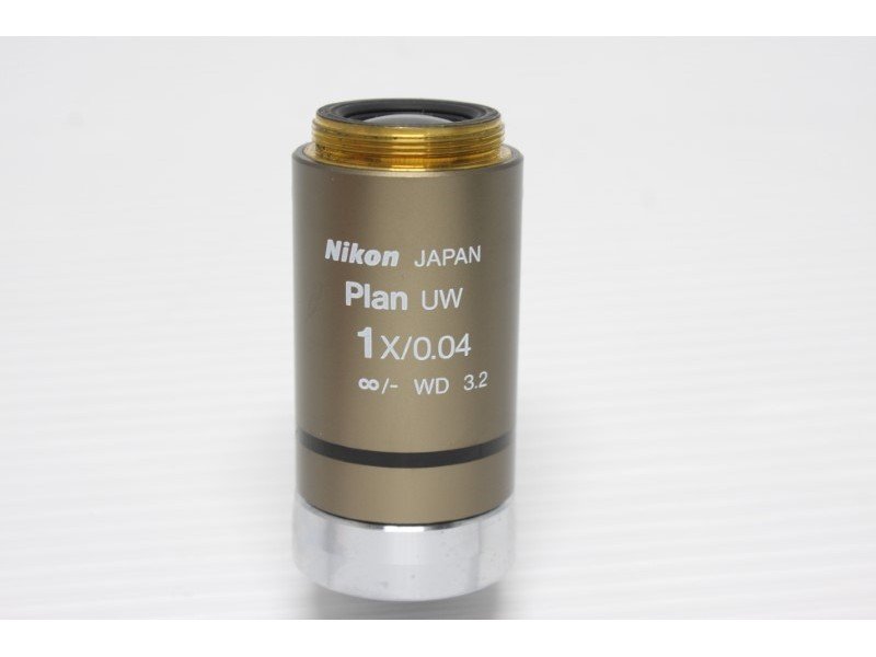 Nikon Plan UW 1x/0.04 Microscope Objective Unit 7 - AV