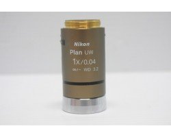 Nikon Plan UW 1x/0.04 Microscope Objective Unit 8 - AV
