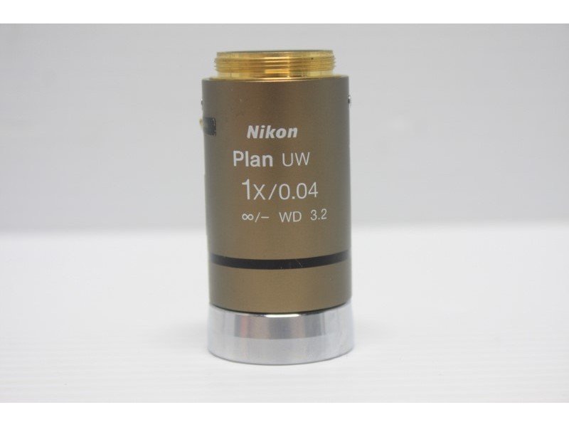 Nikon Plan UW 1x/0.04 Microscope Objective Unit 8 - AV
