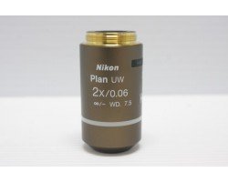 Nikon Plan UW 2x/0.06 Microscope Objective Unit 10 - AV