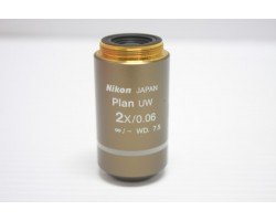 Nikon Plan UW 2x/0.06 Microscope Objective Unit 12 - AV