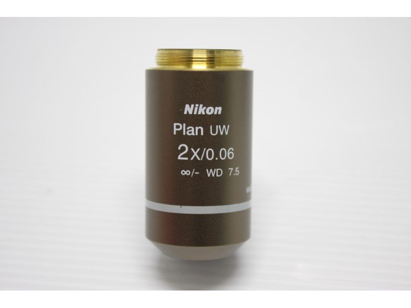 Nikon Plan UW 2x/0.06 Microscope Objective Unit 6 - AV