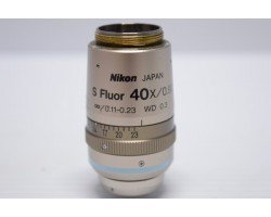 Nikon S Fluor 40x/0.90 Microscope Objective - AV