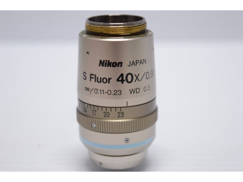 Nikon S Fluor 40x/0.90 Microscope Objective - AV