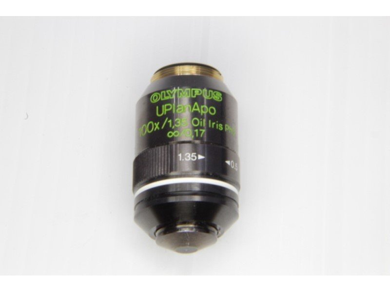 Olympus UPlanApo 100x/1.35 Oil Iris Ph3 Microscope Objective Unit 2