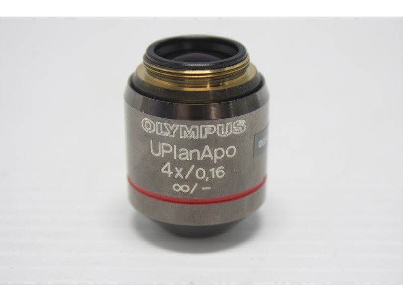Olympus UPlanApo 4x/0.16 Microscope Objective Unit 8 - AV