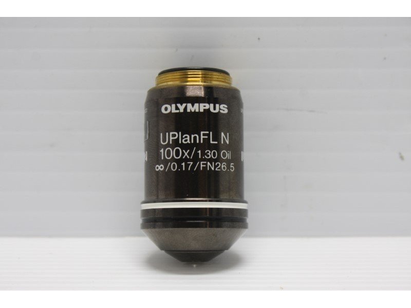 Olympus UPlanFL N 100x/1.30 Oil Microscope Objective Unit 9