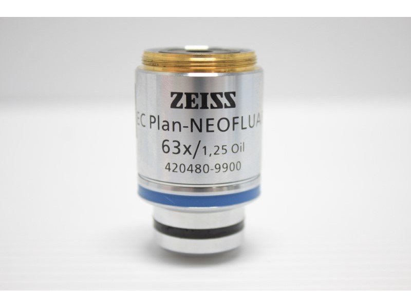 Zeiss EC Plan-NEOFLUAR 63x/1.25 Oil Microscope Objective 420480-9900 Unit 2 - AV