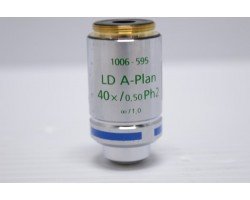 Zeiss LD A-Plan 40x/0.50 Ph2 Microscope Objective Unit 6 1006-595 - AV