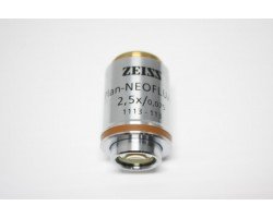 Zeiss Plan-Neofluar 2.5x/0.075 Microscope Objective 1113-113 Unit 2 SOLDOUT