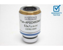 Zeiss Plan-APOCHOMAT 63x/1.4 Oil DIC Microscope Objective 420782-9900 Unit 11 - AV
