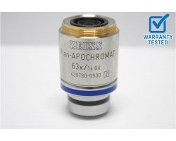 Zeiss Plan-APOCHROMAT 63x/1.4 Oil Microscope Objective 420780-9900 Unit 3 - AV