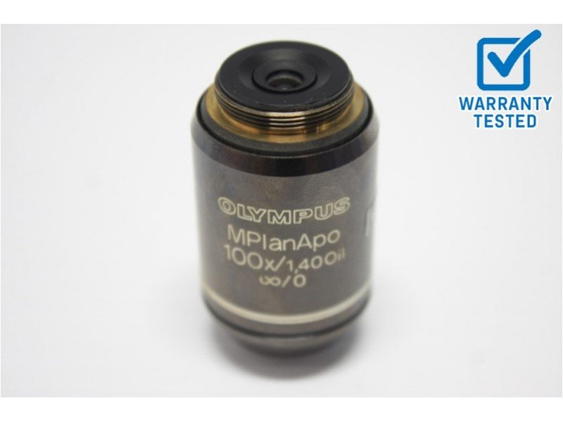 Olympus MPlanApo 100x/1.40 Oil Microscope Objective - AV