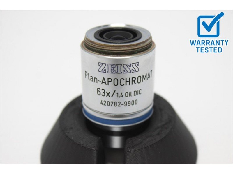 Zeiss Plan-APOCHROMAT 63x/1.4 Oil DIC Microscope Objective Unit 8 420782-9900 - AV