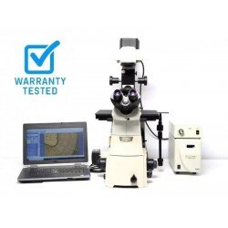 Nikon Eclipse Ti-U Inverted Fluorescence Phase Contrast Microscope (New Filters)