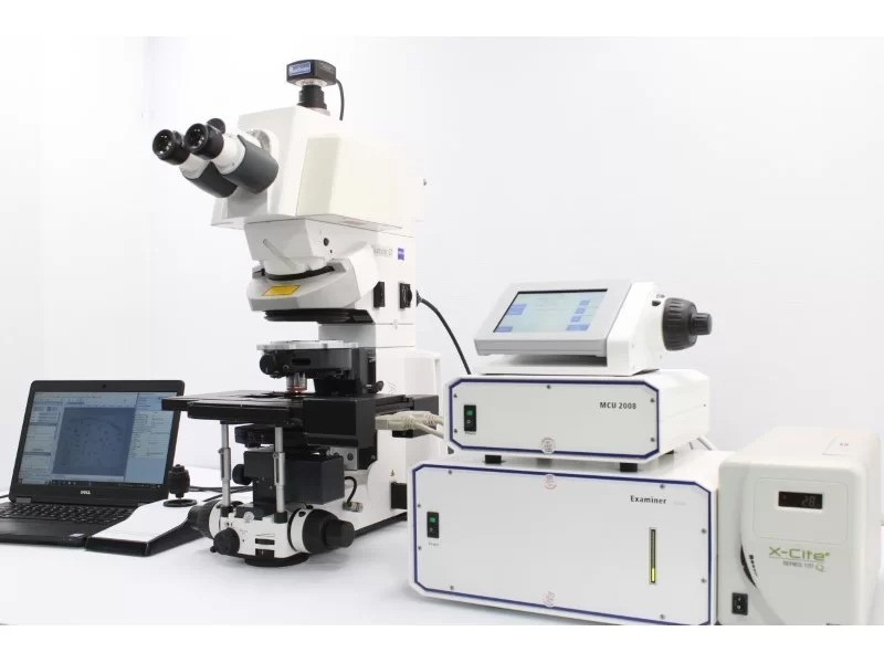 Zeiss AXIO Examiner.Z1 Fluorescence Water Immersion Capable Motorized Microscope