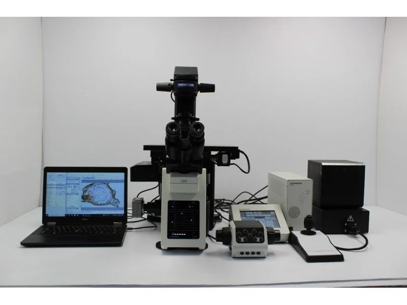 Olympus IX83 Motorized Inverted LED Fluorescence Phase Contrast Microscope