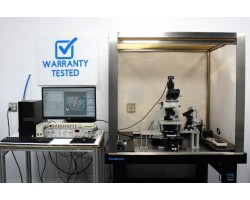 Olympus Electrophysiology Rig LED Fluorescence Microscope BX51WI w/ CV203BU Headstage, AxoPatch 200B Patch Clamp, TMC Antivibration Table, Faraday Cage Pred BX53 SOLDOUT