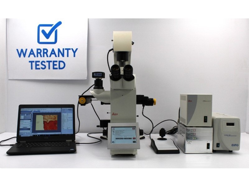 Leica DMi8 Inverted Fluorescence IMC Microscope with motorized XY stage (New Filters)