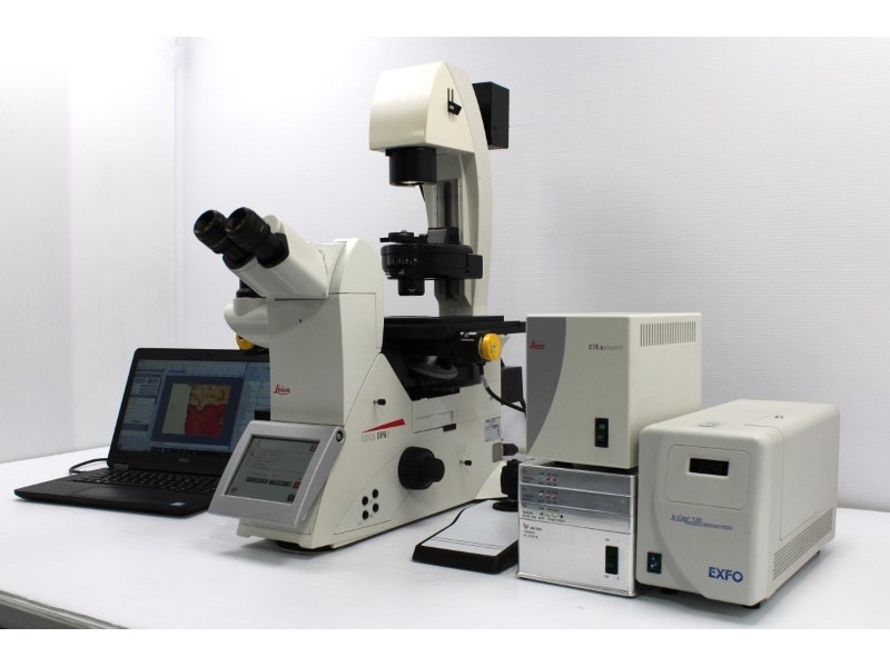 Leica DMi8 Inverted Fluorescence IMC Microscope with motorized XY stage (New Filters)