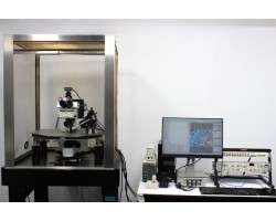 Olympus Electrophysiology Rig Fluorescence Microscope BX51WIF w/ CV 203BU Headstage, AxoPatch 200B Patch Clamp, TMC Antivibration Table, Faraday Cage (New Filters) Pred BX53 SOLDOUT
