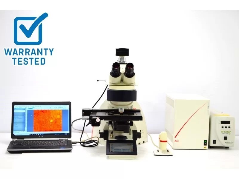Leica DM6000 Upright Fluorescence Motorized Microscope with Motorized XY Stage