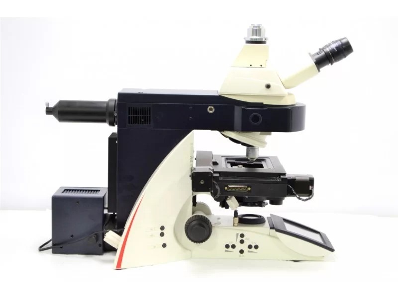 Leica DM6000 Upright Fluorescence Motorized Microscope with Motorized XY Stage (New Filters) Pred DM6