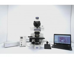 Nikon E600 Upright Fluorescence Phase Contrast Motorized Microscope (New Filters) Pred Ni-U