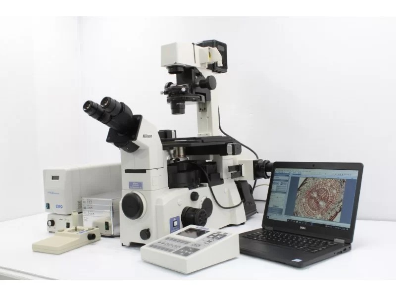 Nikon Eclipse TE2000-E Inverted Fluorescence Motorized Microscope