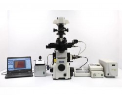 Nikon Eclipse TE2000-E Inverted Fluorescence DIC Motorized PFS Perfect Focus Microscope Pred Ti2-E