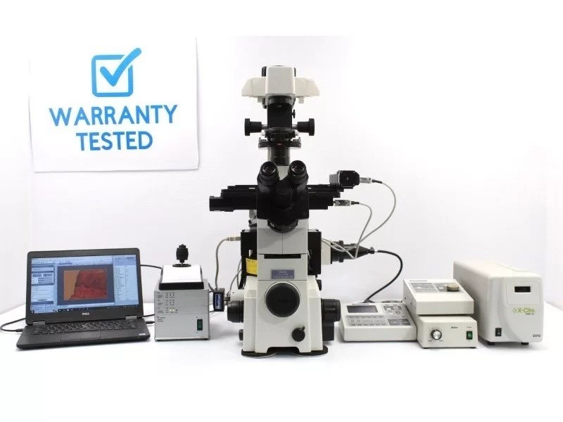 Nikon Eclipse TE2000-E Inverted Fluorescence Motorized PFS Perfect Focus Microscope with PH