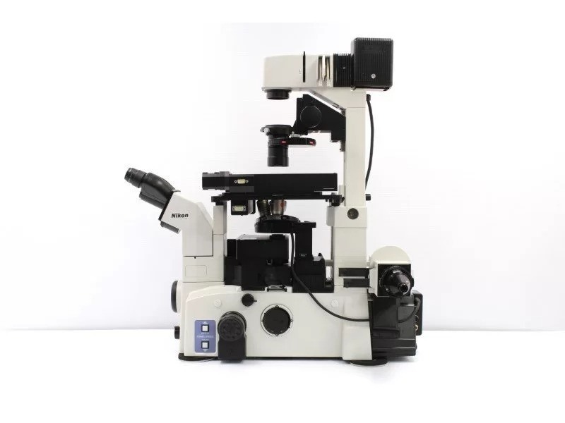 Nikon Eclipse TE2000-E Inverted Fluorescence Motorized PFS Perfect Focus Microscope with PH