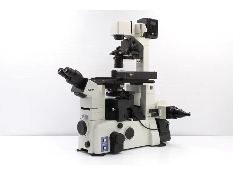 Nikon Eclipse TE2000-E Inverted Fluorescence Motorized PFS Perfect Focus Microscope with PH