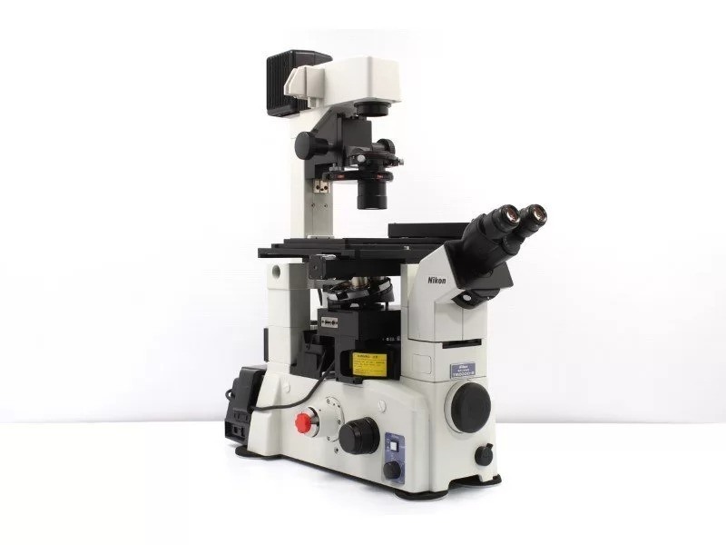 Nikon Eclipse TE2000-E Inverted Fluorescence Motorized PFS Perfect Focus Microscope with PH