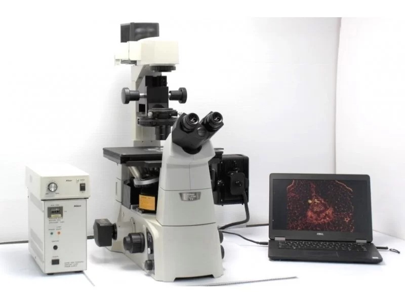 Nikon Eclipse Ti-S Inverted Fluorescence Microscope Pred Ti2-A