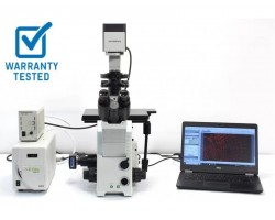 Olympus IX71 Inverted Fluorescence Microscope (New Filters) Pred IX73