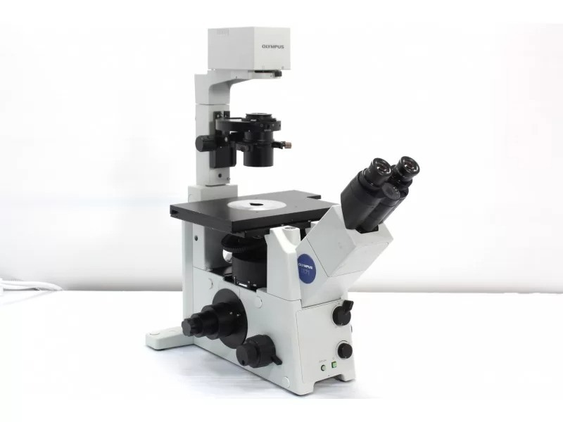 Olympus IX71 Inverted Fluorescence Microscope (New Filters) Pred IX73