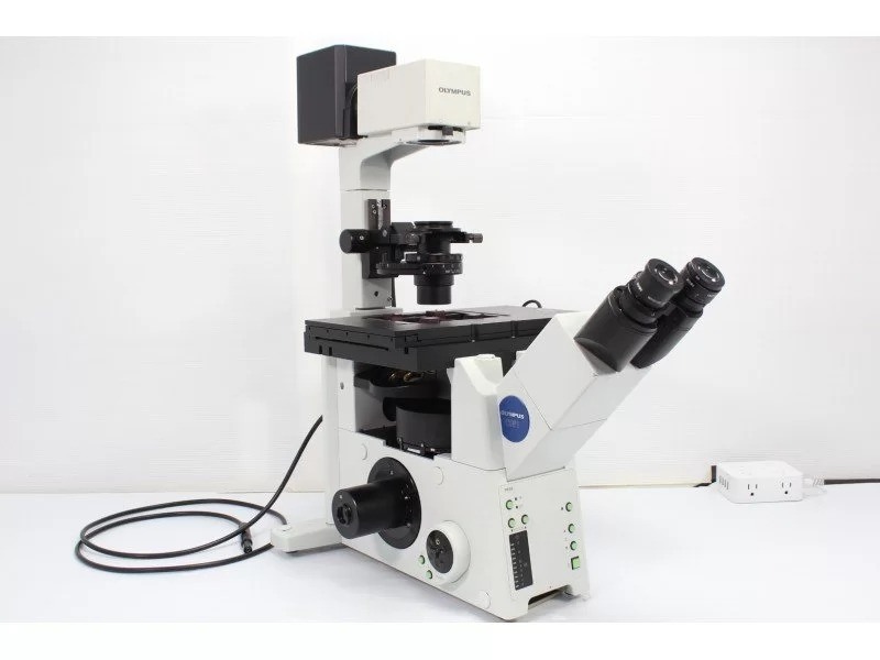 Olympus IX81 Inverted Fluorescence Motorized XY Microscope (New Filters) Pred IX83