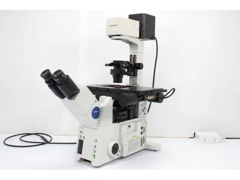 Olympus IX81 Inverted Fluorescence Motorized XY Microscope (New Filters) Pred IX83