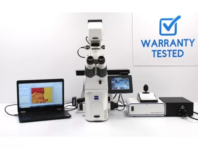 Zeiss AXIO Observer 7 Inverted LED Fluorescence Phase Contrast Motorized XY Microscope (New Filters)