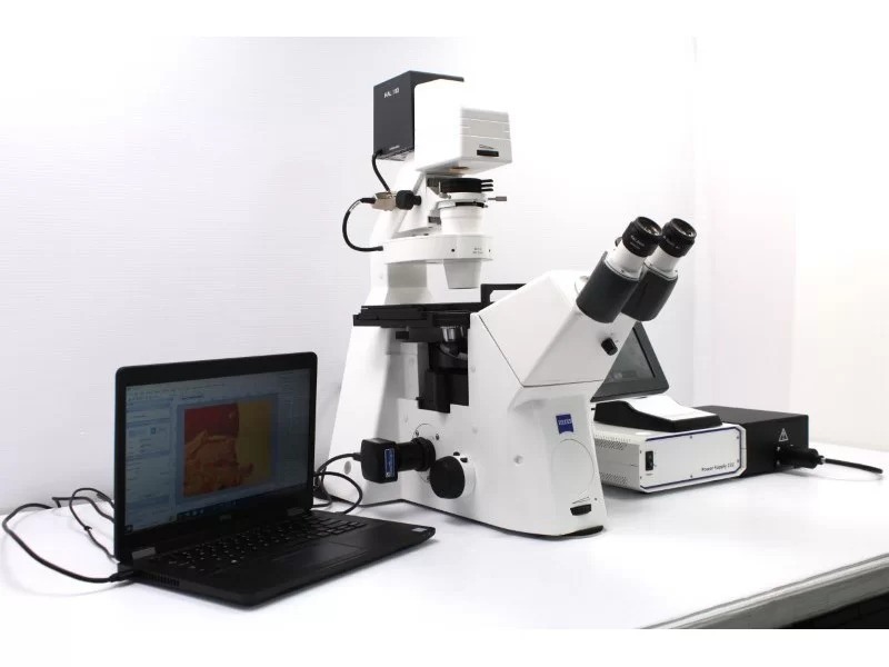 Zeiss AXIO Observer 7 Inverted Fluorescence Motorized XY Microscope (New Filters)